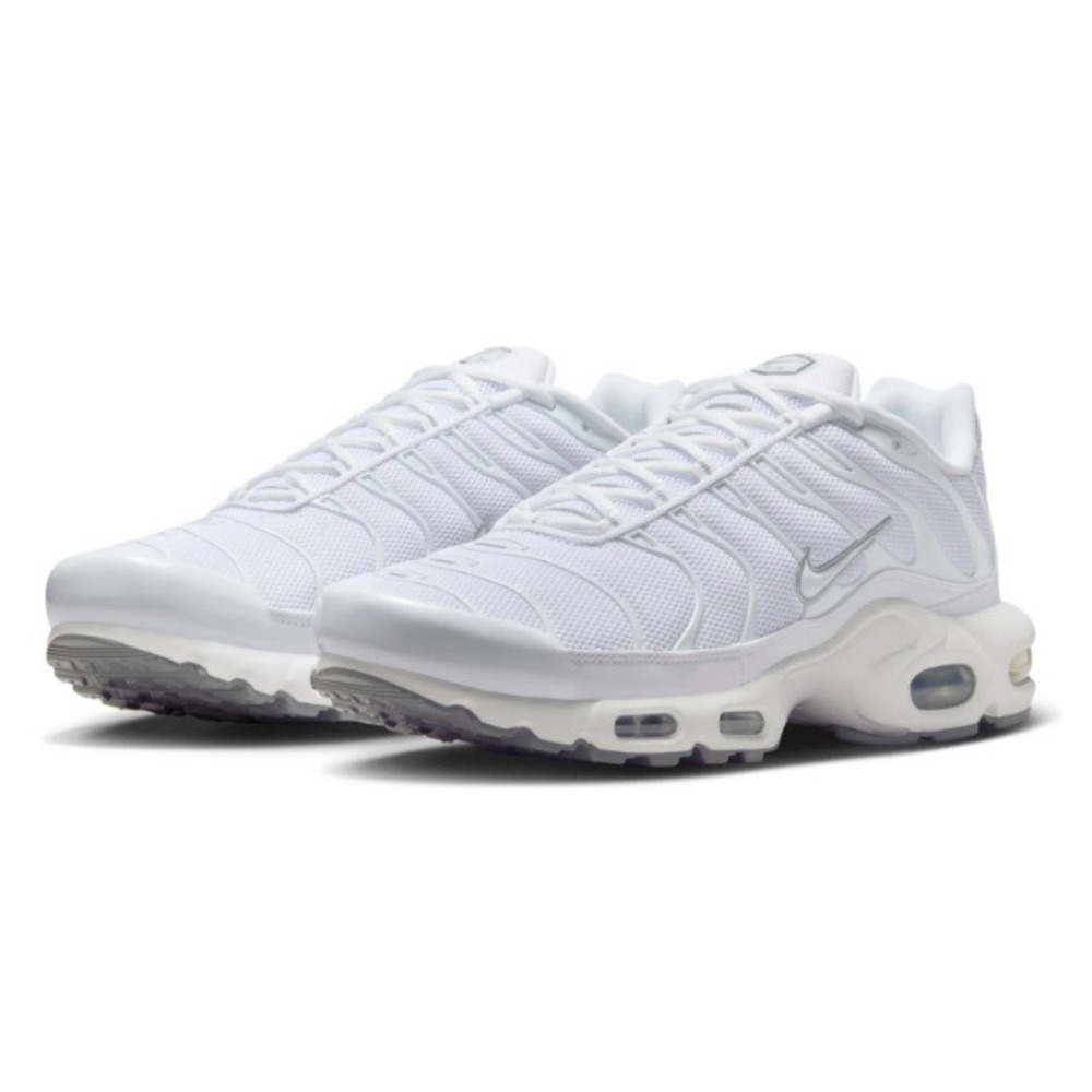 Nike Air Max Plus White Mens Running Shoes 604133-139 Size 8